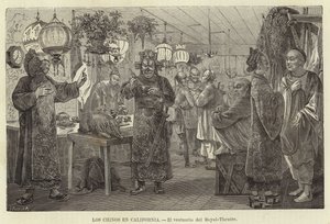 De Chinezen in Californië - El vestuario del Royal-Theatre