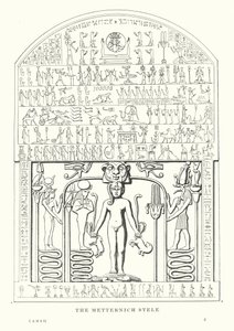 De Metternich-stele (litho) door European School