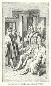 De Zwitserse studenten herkennen Luther door European School