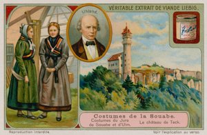 De kleding van Jura en Ulm, Ludwig Uhland en Kasteel Teck door European School