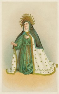 Maria (chromolitho) door European School