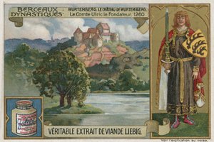 Württemberg: Wirtemberg Kasteel en Ulrich I, graaf van Württemberg, 1260