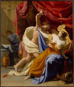 De Verkrachting van Tamar, ca. 1640 door Eustache Le Sueur