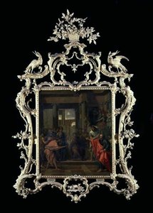 Twee Filosofen die Discussieren voor een Keizer door Eustache Le Sueur