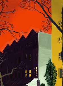 14th Street At 6.A.M., Brooklyn (digitale kunst)