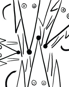 Vier Daschunds, ca 2020-24 (digitale kunst)