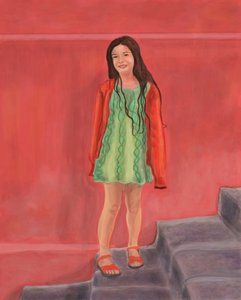 Meisje in San Miguel (digitale kunst) door Evan Sklar
