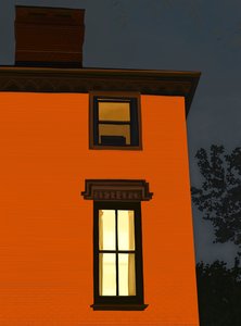 Orange Building, Brooklyn (digitale kunst)