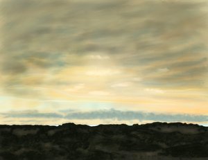 Zwanenstrand, duinen en lucht door Evan Sklar