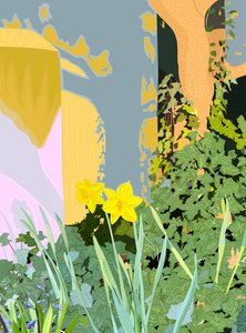 Twee narcissen.jpg, c.2020-24 (digitale kunst)