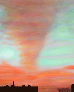 Uitzicht over Brooklyn (digitale kunst)