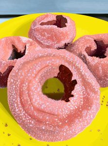 donuts met kaneel en suiker (digitale kunst) door Evan Sklar
