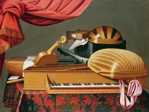 Stilleven met Muziekinstrumenten