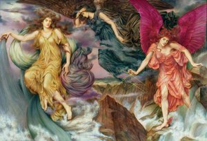 De stormgeesten door Evelyn De Morgan