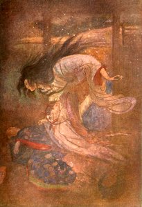 Yuki-Onna, de Dame van de Sneeuw, 1912 door Evelyn Paul