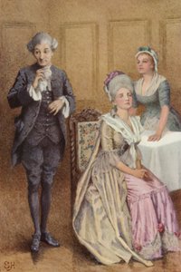 Illustratie voor A Sentimental Journey door Laurence Sterne door Everard Hopkins