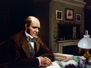 Darwin in zijn studeerkamer