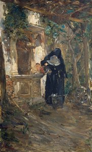 Non bij de Bron, door Ezechiele Acerbi (1850-1920) door Ezechiele Acerbi