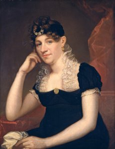 Maria Gansevoort Melvill (Mevr. Allan Melvill) door Ezra Ames