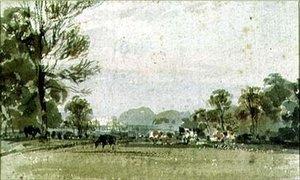 Uitzicht op Hyde Park, 19e eeuw