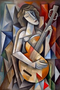 Analytisch kubisme en muziek in fragmenten door F. Abderrahim