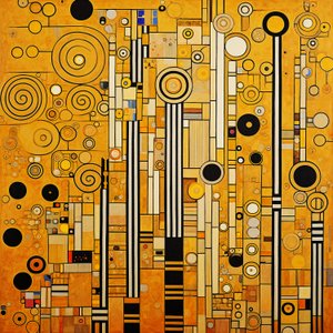 Minimalistische klimt patronen