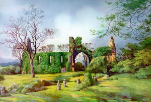 Grey Abbey, County Down, Noord-Ierland, 1924-1926 door F. C. Varley