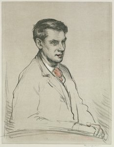 Portret van Alfred Orage door F. Ernest Jackson