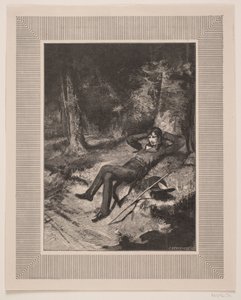 Illustratie bij C. Hauch, "De Geliefde"