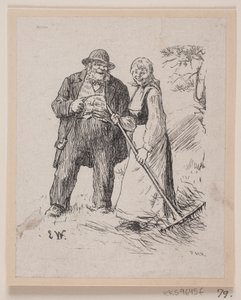 Illustratie voor "Herremandsbruden" door F. Hendriksen