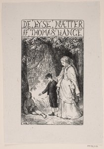 Titelblad voor Th. Lange "De lichte nachten"