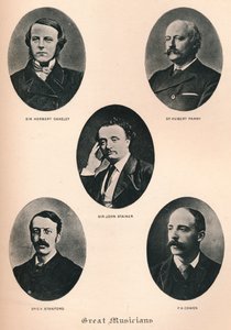 Grote Muzikanten - Plaat XI, c1880, 1895 door F. Jenkins Heliog