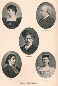 Grote muzikanten - Plaat X., ca. 1880, 1895 door F. Jenkins Heliog