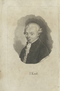Portret van Immanuel Kant 1724-1804, ca. 1820