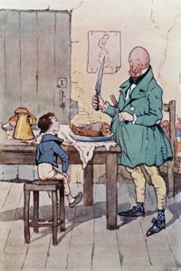 Illustratie voor David Copperfield door F. M. B. Blaikie
