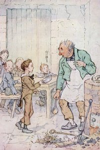 Illustratie voor Oliver Twist door F. M. B. Blaikie