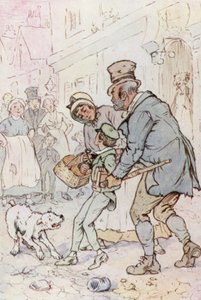 Illustratie voor Oliver Twist door F. M. B. Blaikie