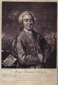 Generaal-majoor Wolfe (1727-59) uit 