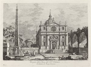 Aanblik van de Kerk van de Heilige Verlosser