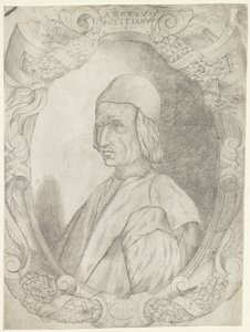 Portret van Agnolo Poliziano door Fabio Licinio