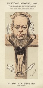 R A Cross, Britse conservatieve politicus en minister van Binnenlandse Zaken in de regering van Benjamin Disraeli