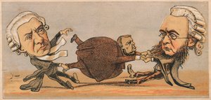 Mr. Hawkins, Q.C. & Dr. Kenealy Q.C. door Faustin