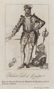 Robert Dudley door Federico (after) Zuccari or Zuccaro