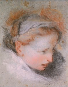Hoofd van een vrouw door Federico Barocci