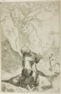 Sint Franciscus ontvangt de stigmata door Federico Barocci