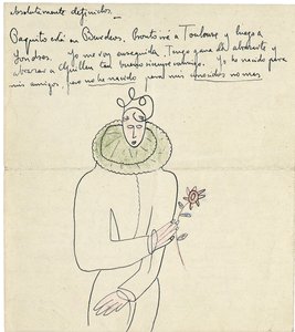 Autograaf brief aan Melchor Fernandez Alamgro, Granada, eind januari 1926