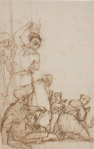 Groep toeschouwers door Federico Zuccaro