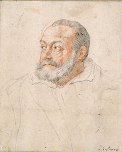 Portret van een man, Barozzi da Vignola, 16e eeuw door Federico Zuccaro