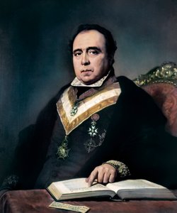 Portret van Don Bernardo de la Torre Rojas, ca. 1874