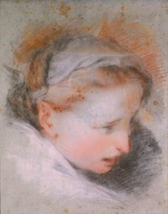 Hoofd van een Vrouw, 1568-1569 door Federigo Barocci